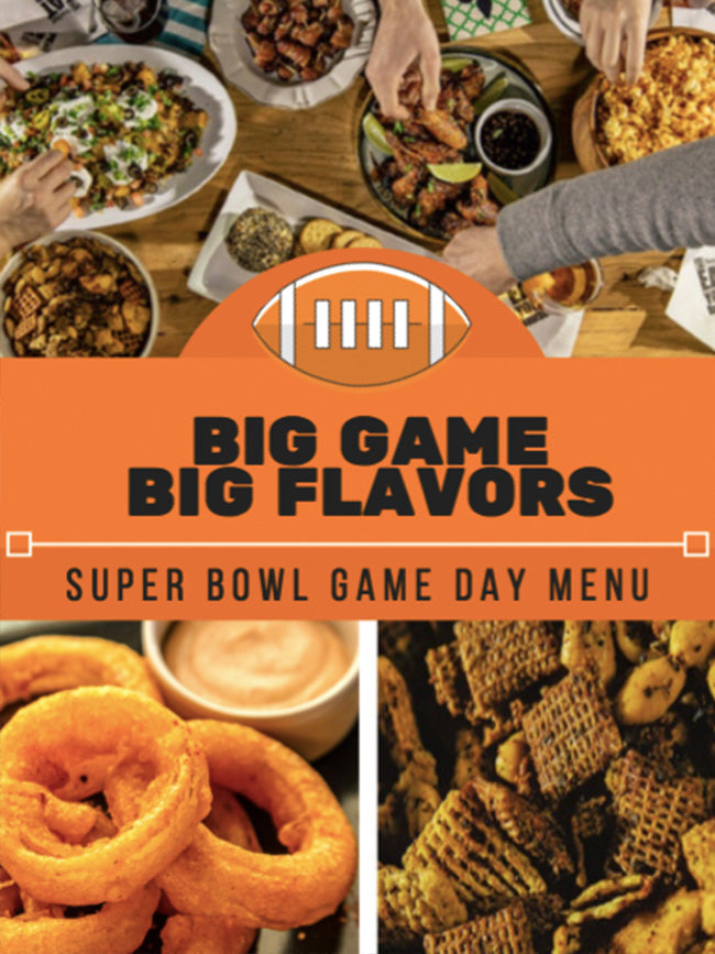 Super Bowl Game Day Menu